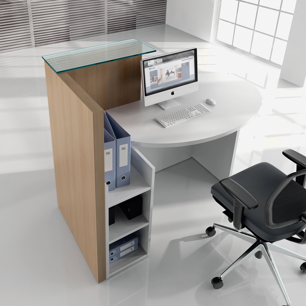 Loop Compact Reception Desk Hampshire Office Furniture