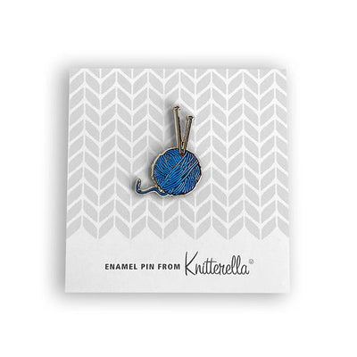 Twill & Print Hard Enamel Pin – Haus of Yarn