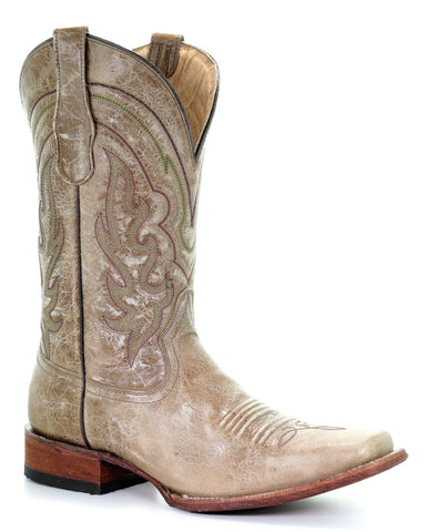 distressed roper boots