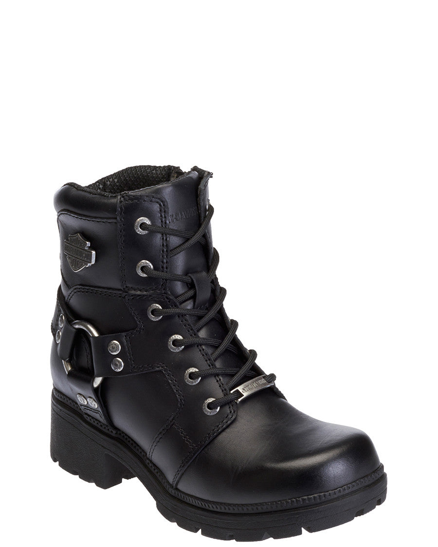 women's lace up harley davidson boots