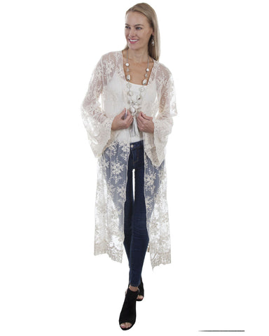 Womens Full Length Lace Cardigan Skip S Western Outfitters