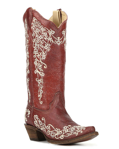 womens leather cowboy boots clearance