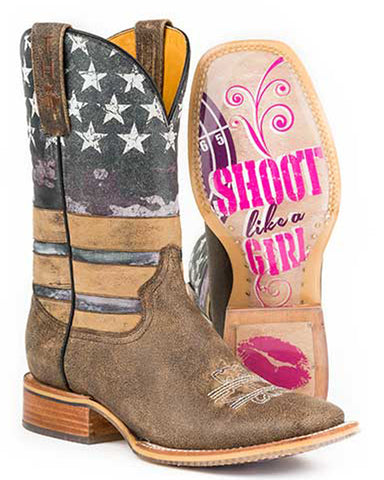 Women's Shoot Like A Girl Western Boots 