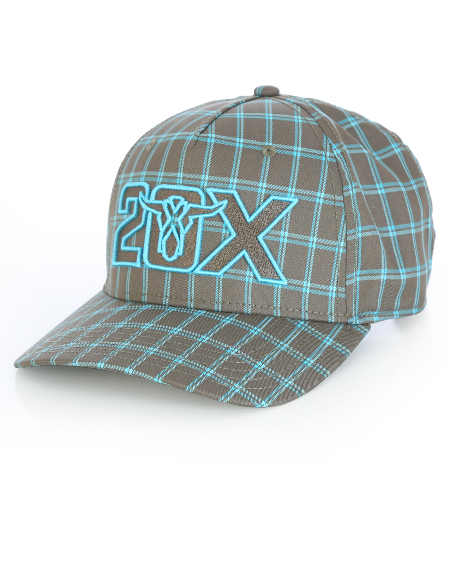 Wrangler 20X Plaid Logo Ball Cap – Skip's Western Outfitters