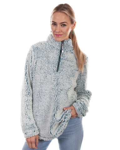 women sherpa pullover