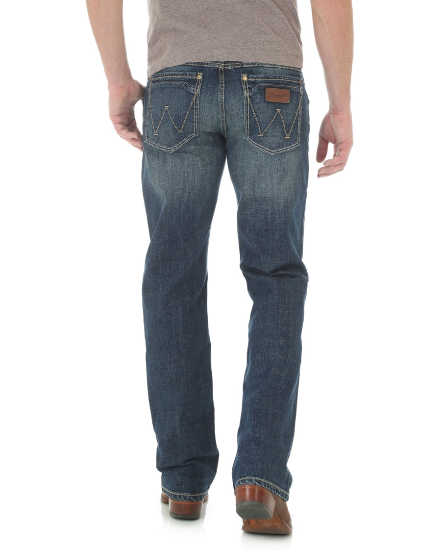 Mens Retro Stretch Slim Fit Boot Cut Jeans – Skip's Western Outfitters