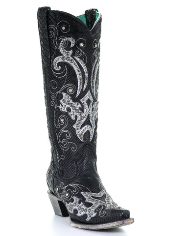 women's embellished booties