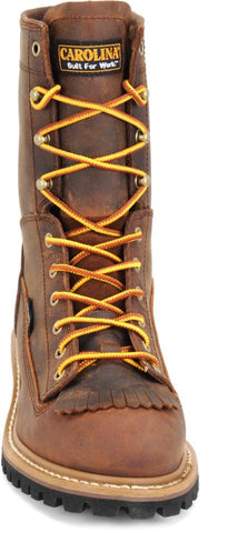 carolina steel toe logger boots