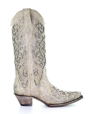 glitter western boots
