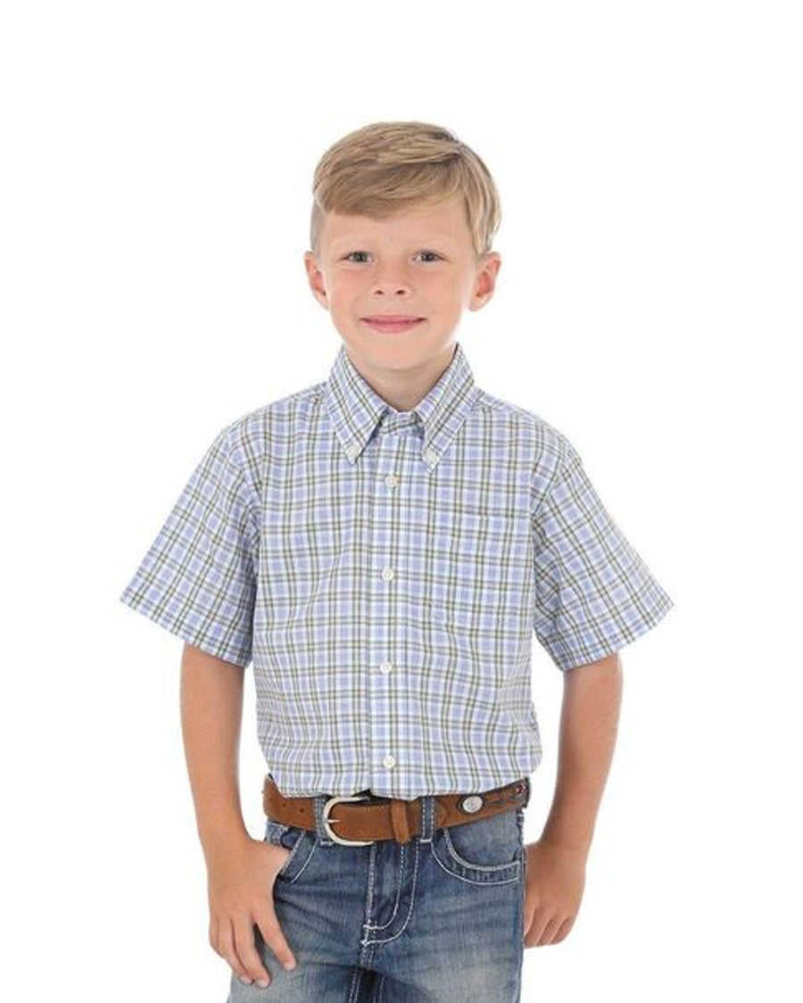 child plaid western shirt