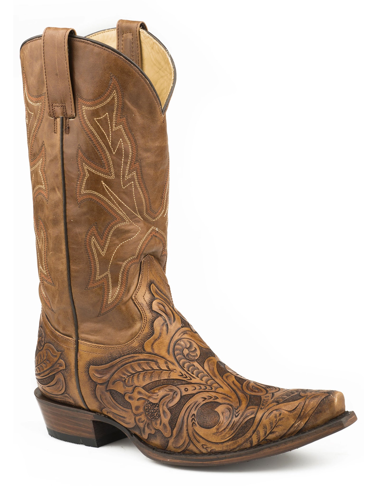 mens hand tooled boots