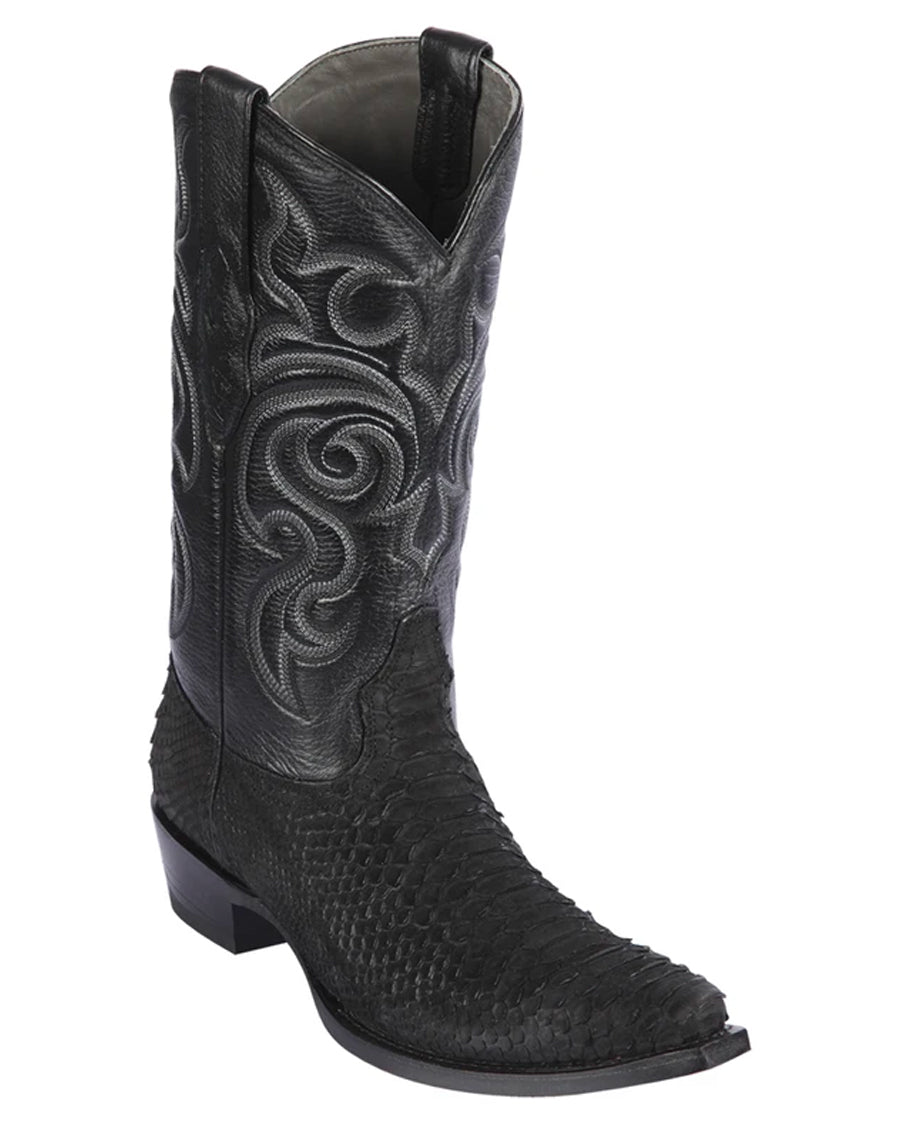 Men’s Suede Python Western Boots – Skip's Western Outfitters