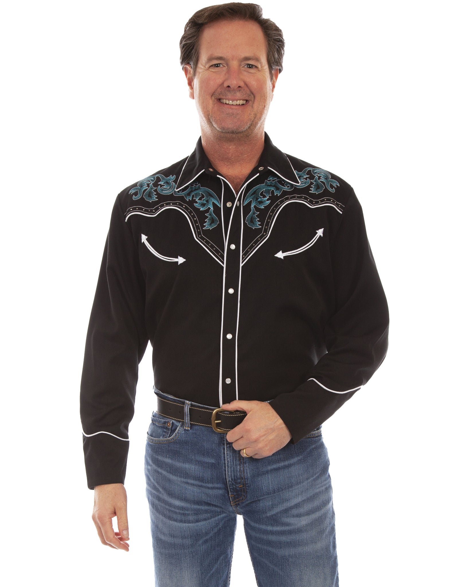 Men's Boot Stitch Western Shirt – Skip's Western Outfitters