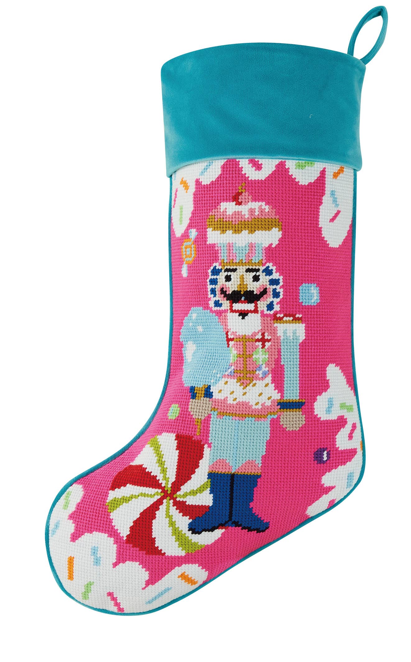 Marie Sweet Embroidered Needlepoint Stocking – Whatsoever Things