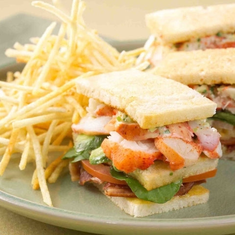 Club Sandwich with Maine Lobster Recipe | Lobster Recipe - Crazy Lobster &  Shellfish Co