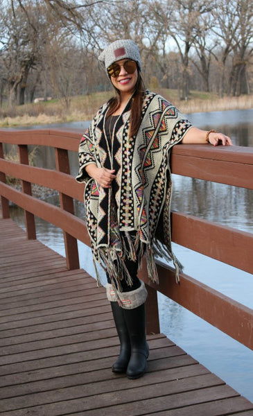 Extec design open poncho