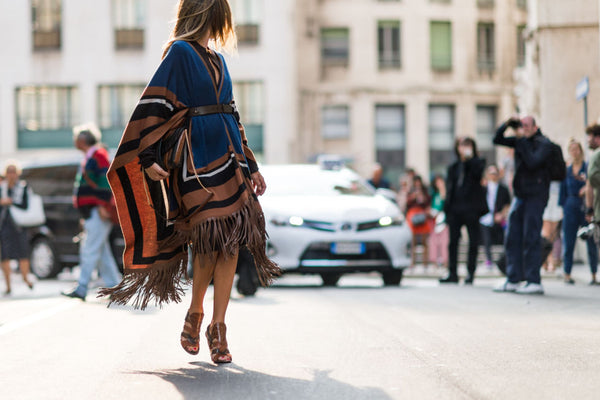 How to style a poncho