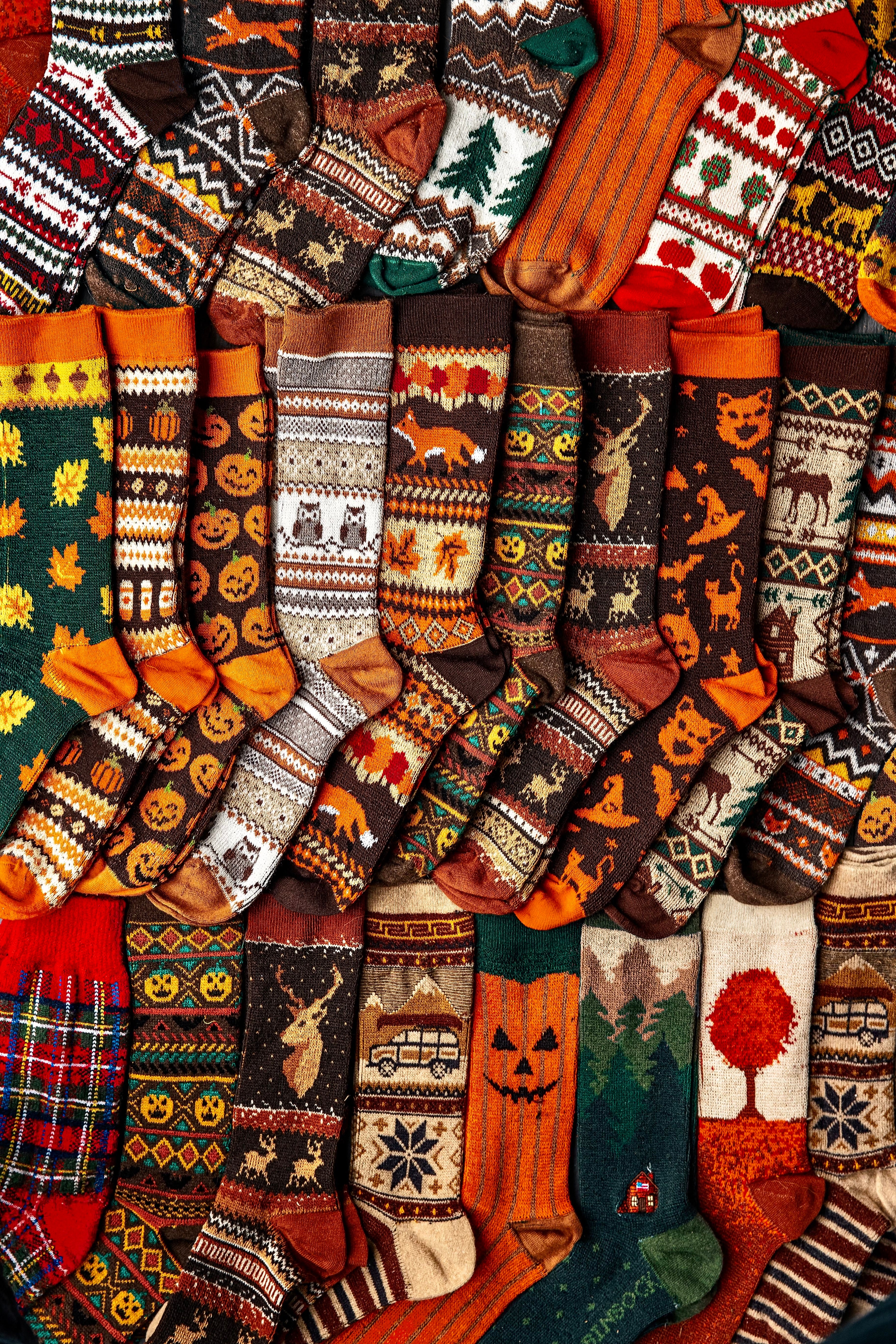 Pumpkin Spice Socks