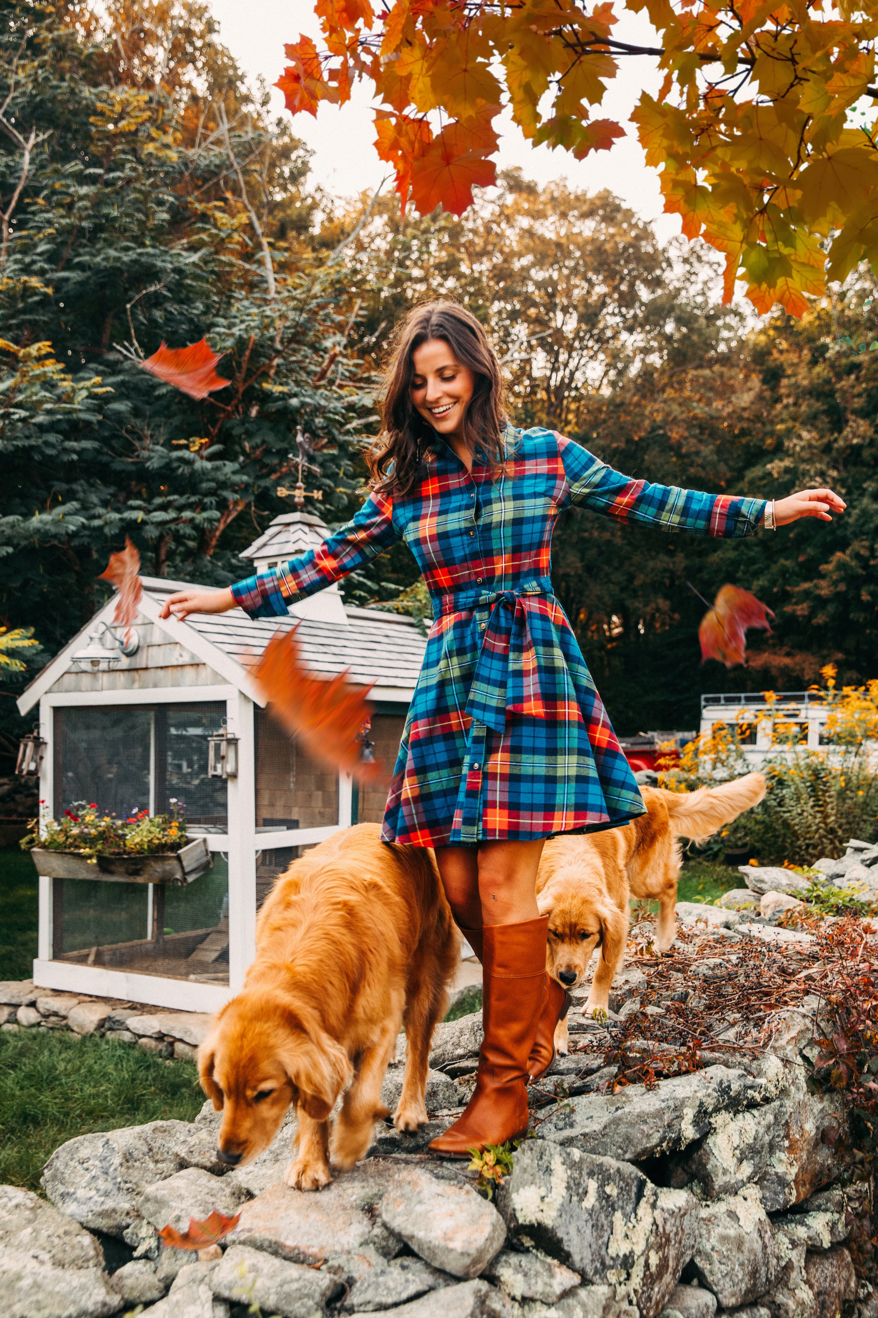 Coziest Cabin Flannel Dress