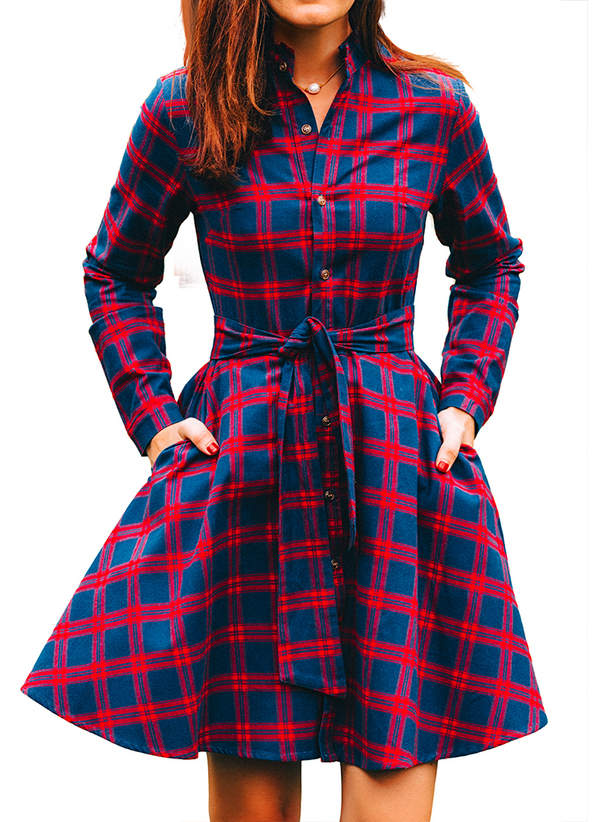 Cozy Cabin Flannel Dresses – Kiel James Patrick