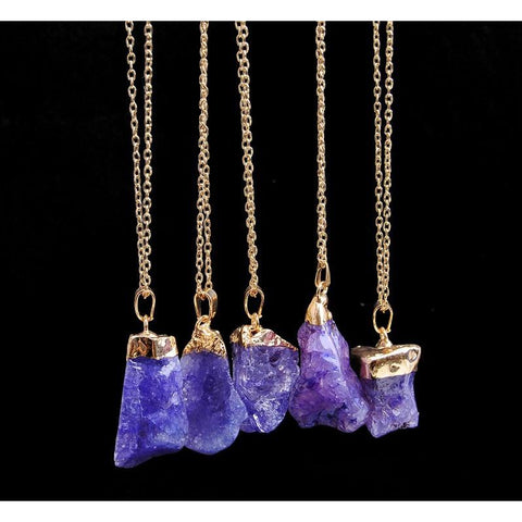 Home › Druzy Quartz Necklace