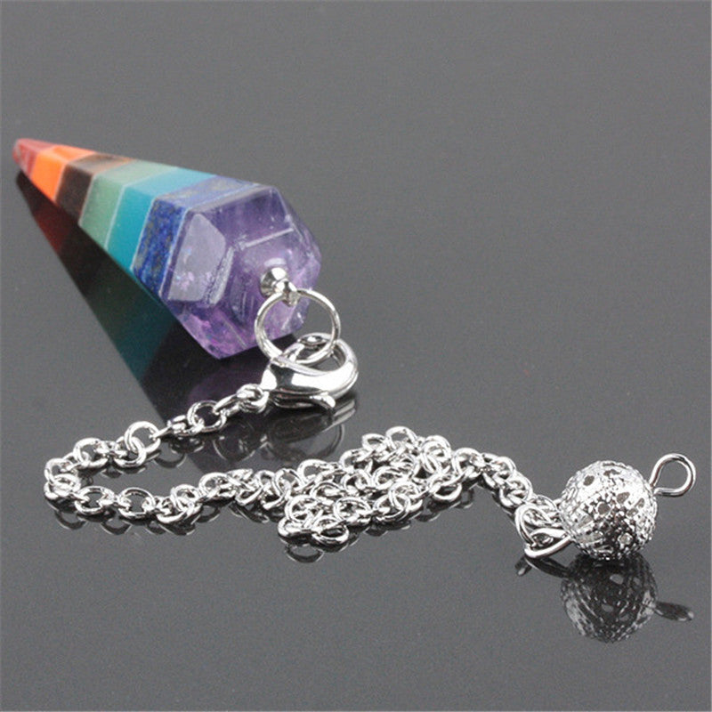 7 Chakra Layered Pendulum, Luna Daze