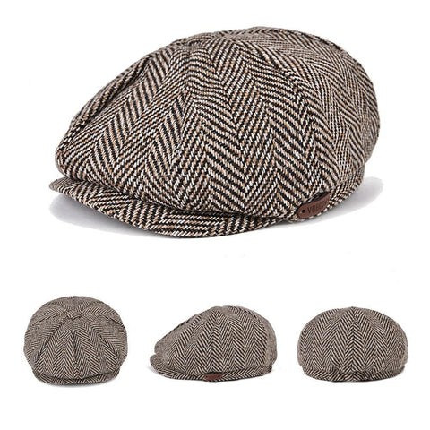 Home › Striped Peaky Blinder Hat