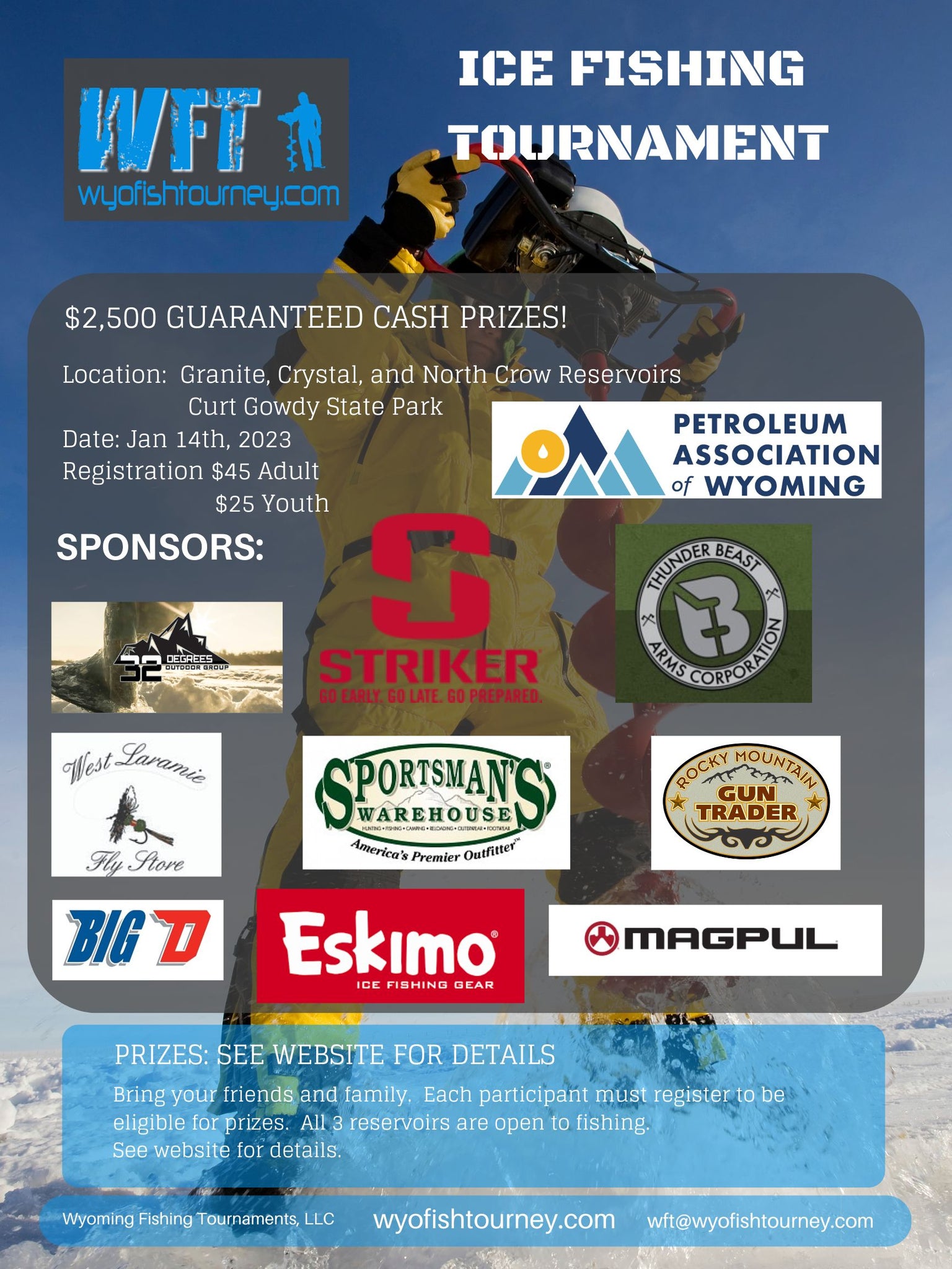 Poster Wyoming Fishing Tournaments