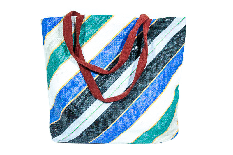 woven plastic tote bag