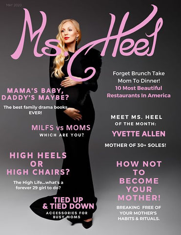 Número de mamá de la revista Ms Heel