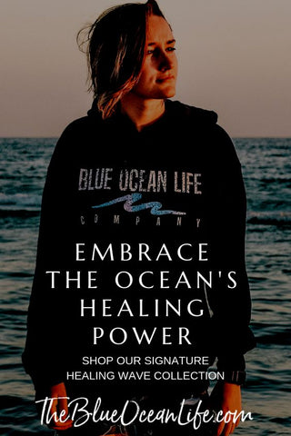 healing wave collection ocean quote blue ocean life