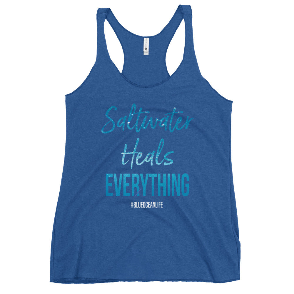 Buy Our Healing Wave Women's Tank Top in Black, Indigo, and Royal Blue