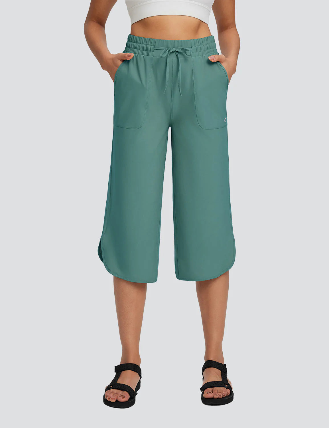 Baleaf Laureate Trail Wide Leg Capris