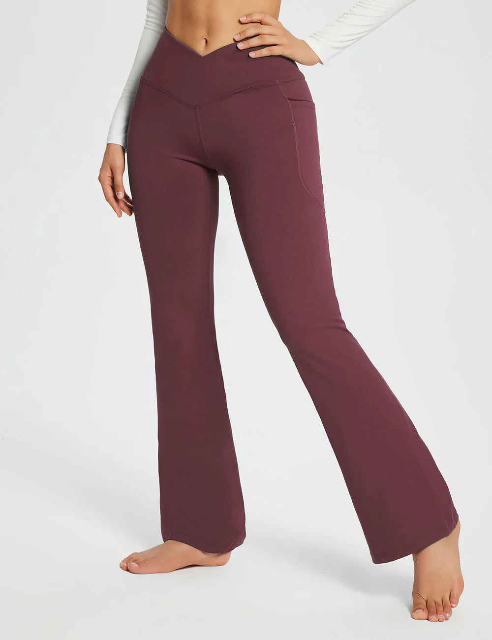 Baleaf Laureate 29'' Crossover High-Rise Flared Pants