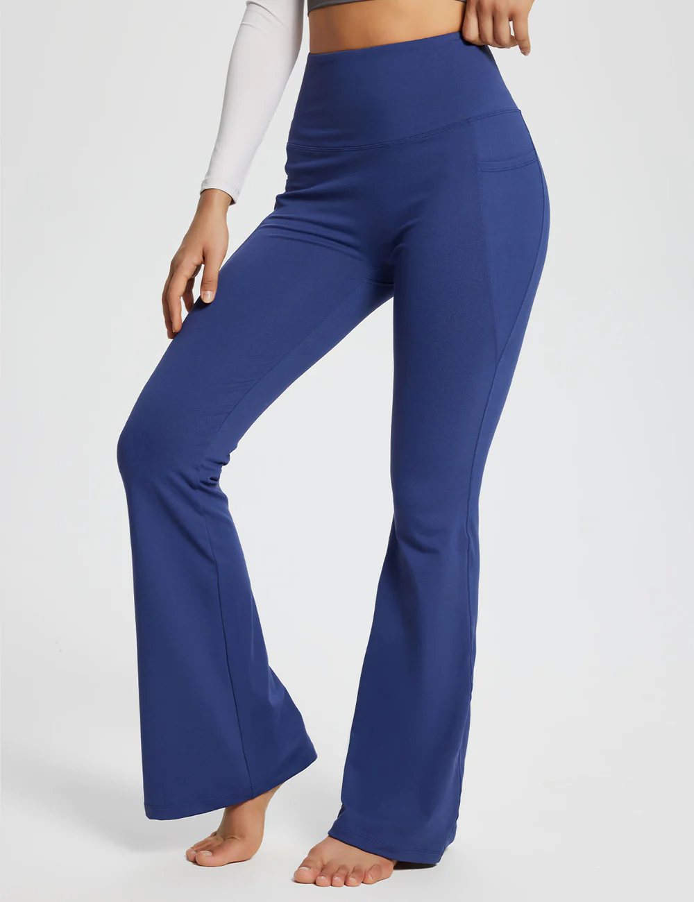 Laureate High-Rise Pocketed Flared Pants