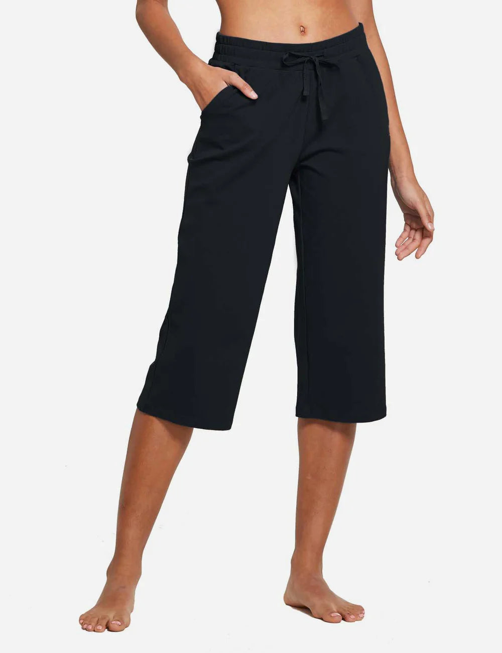 Baleaf Evergreen Cotton Cropped Pants