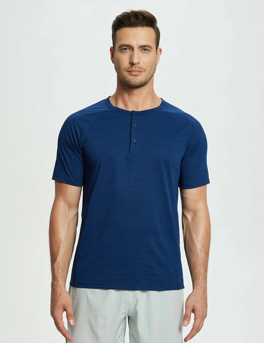 Baleaf Short-Sleeve Henley T-Shirt
