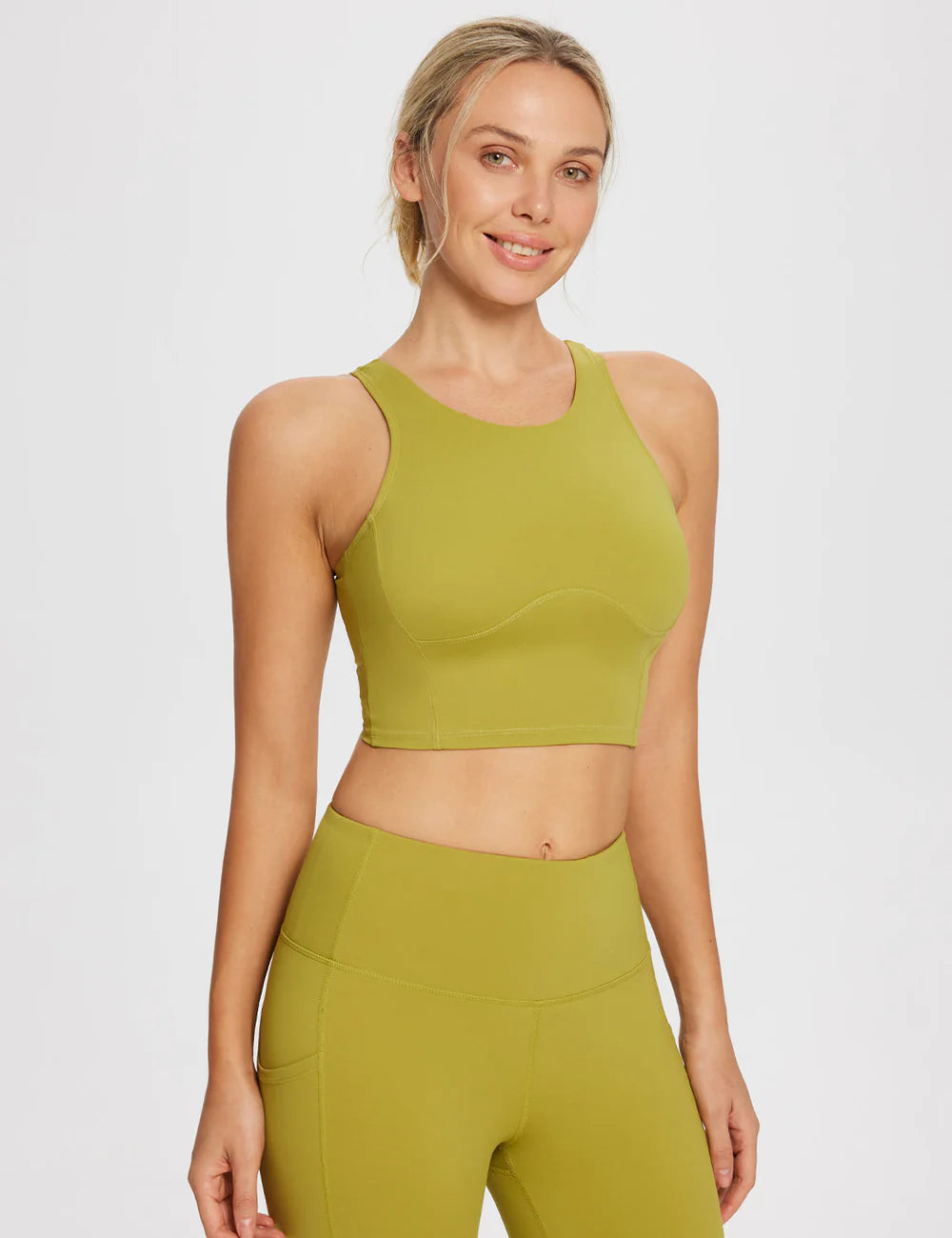 Baleaf Sweatleaf Scoop Neck Longline Bra