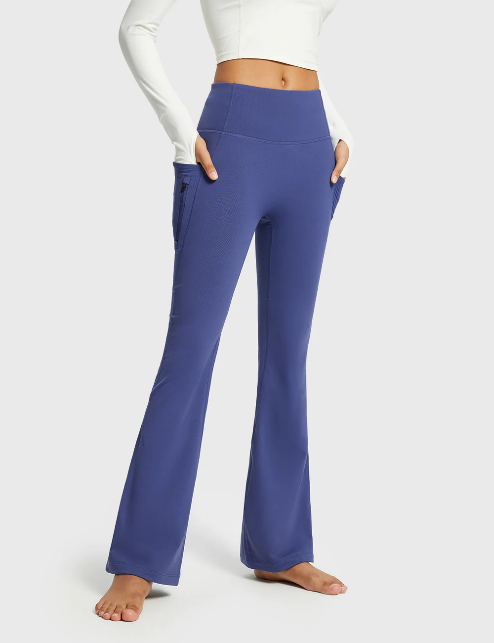 Laureate High-Rise Thermal Flare Pants