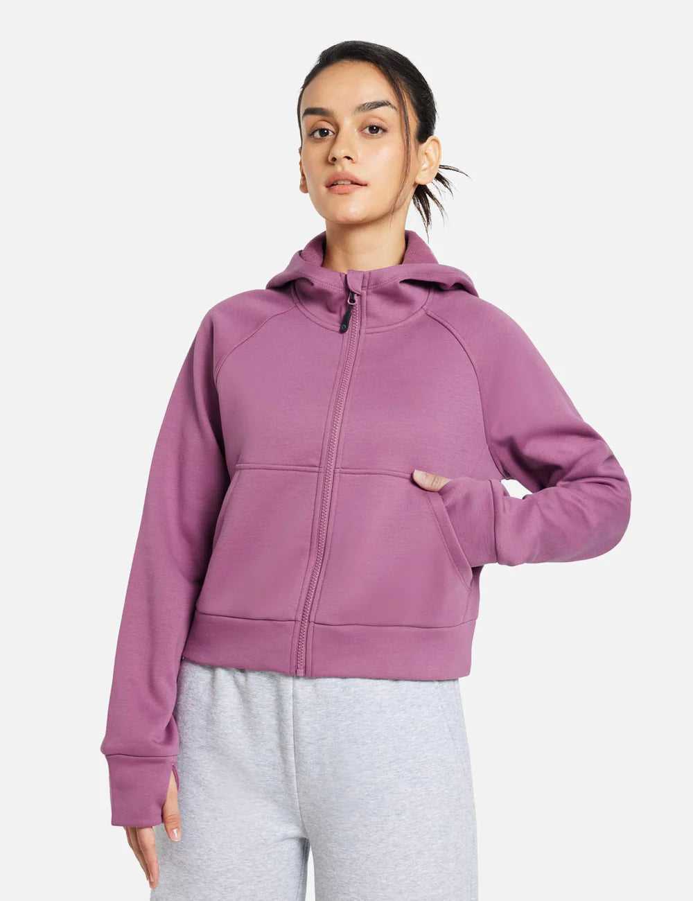 Baleaf Fleece Lined Pockets Hoodie