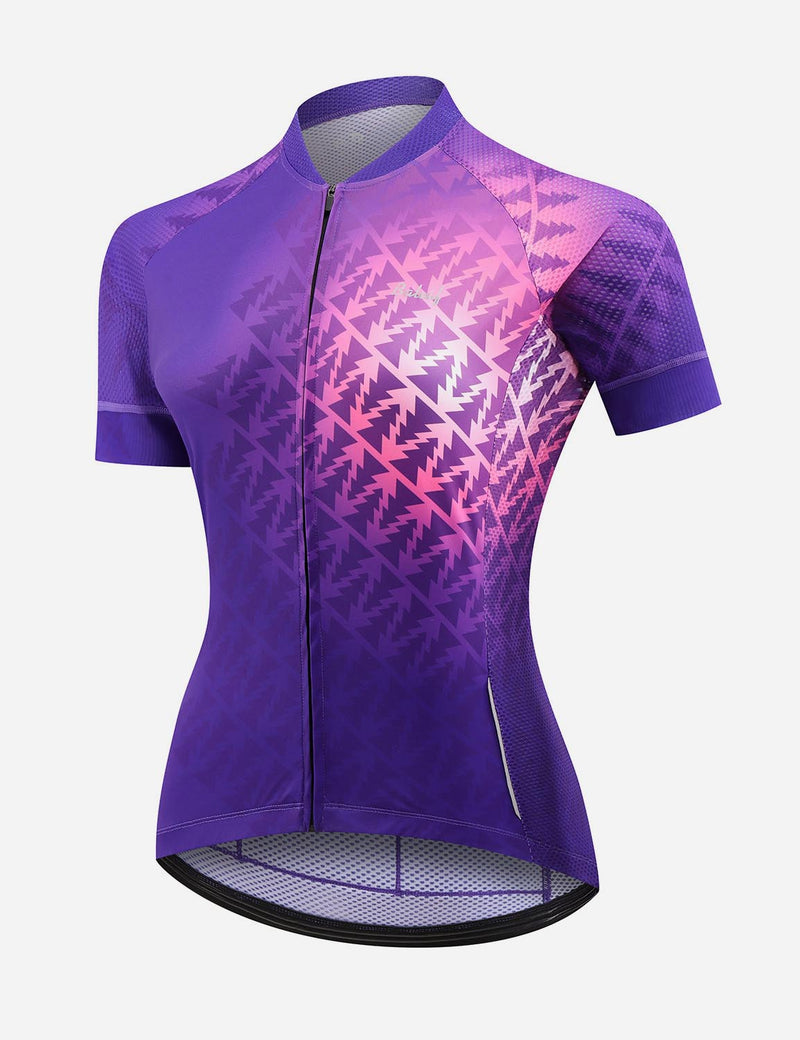 purple cycling jersey