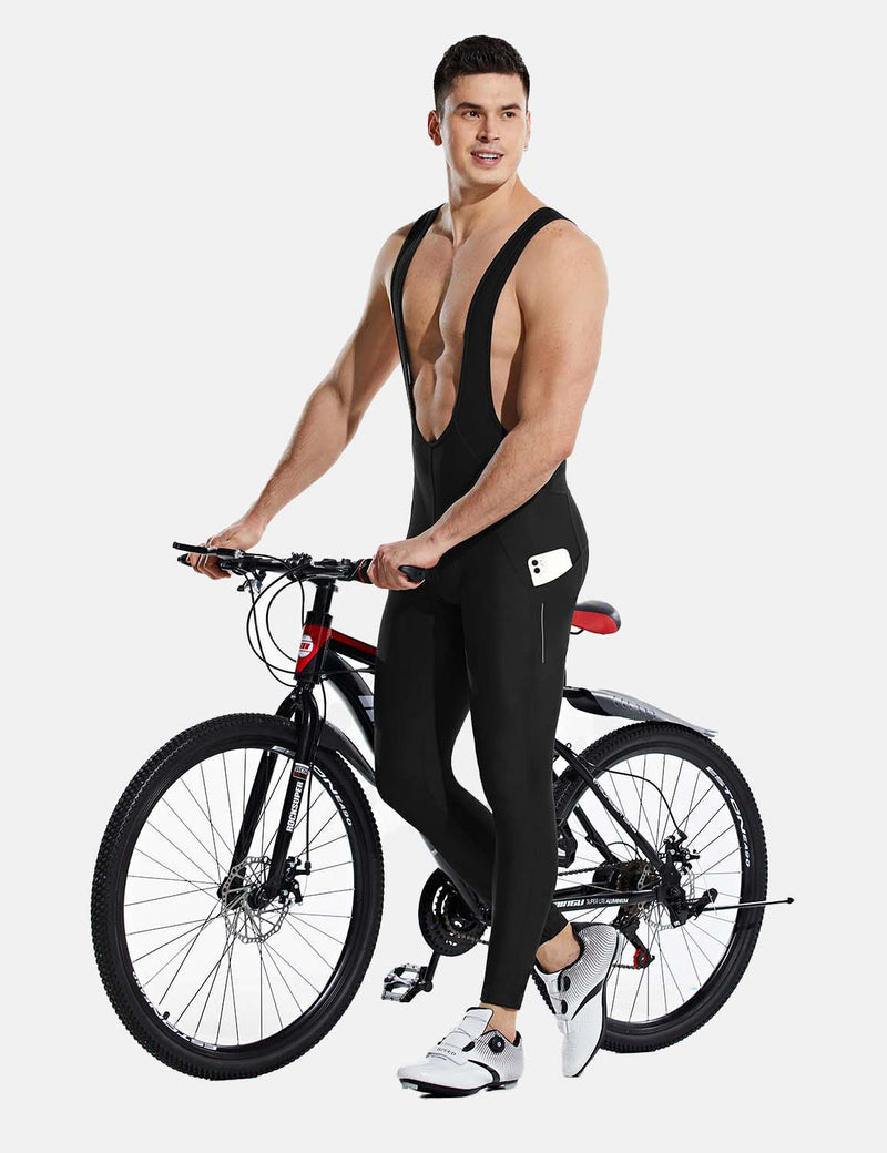 mens cycling bib tights with padding