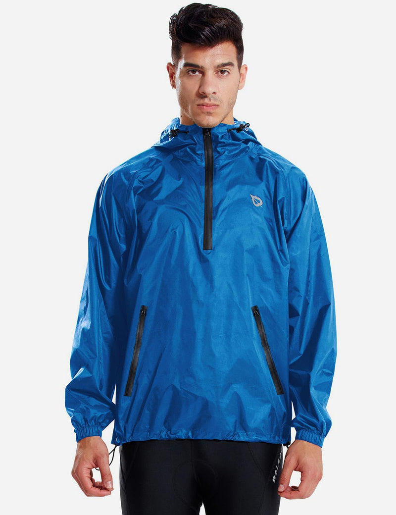Baleaf Unisex Packable Outdoor Waterproof Hooded Pullover Raincoat ...