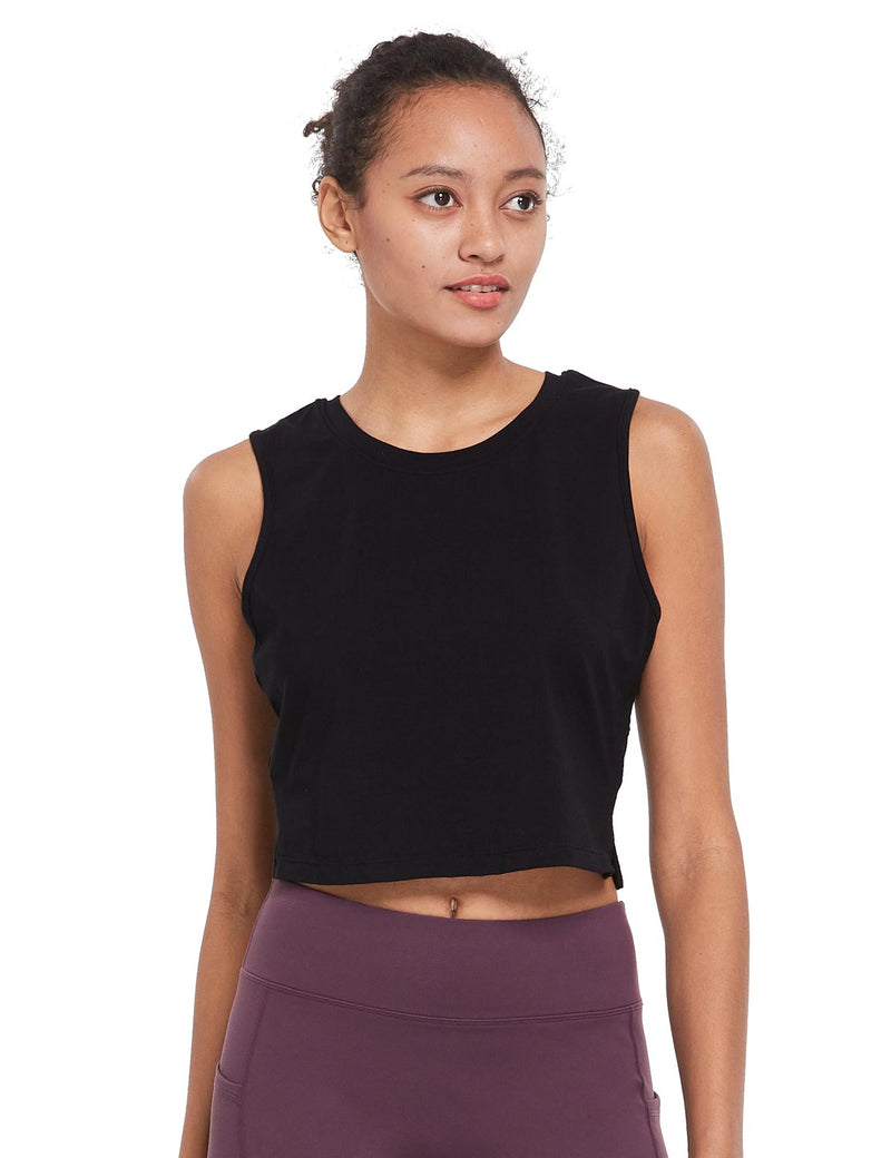 mesh crop tank top