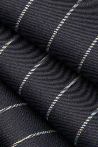 Navy Luxury Stripe Double Breasted Suit