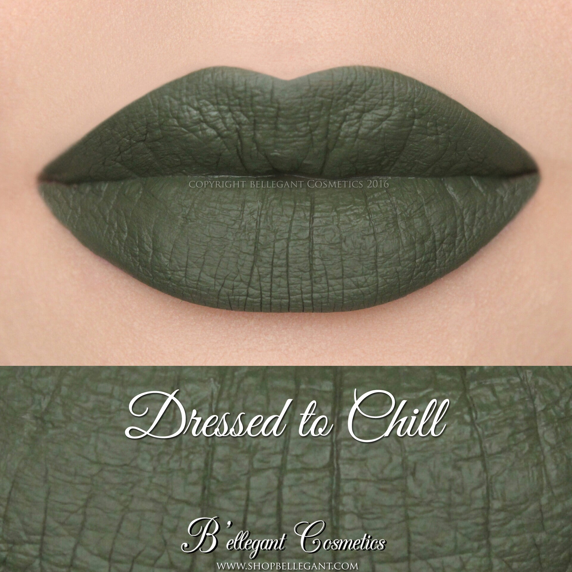 olive green matte lipstick