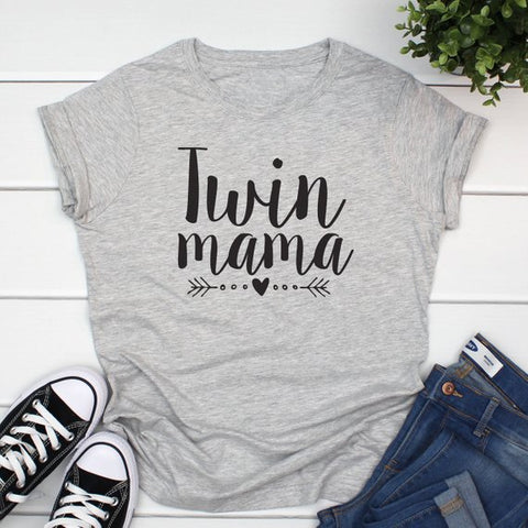 Twin mom tee, twin mama t-shirt, twingo carrier