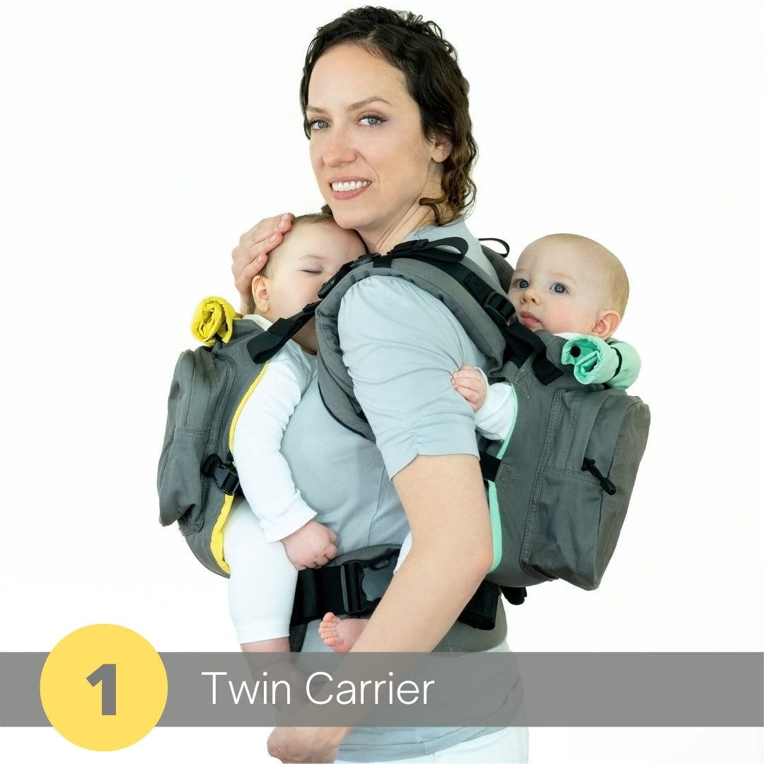 double baby carrier backpack