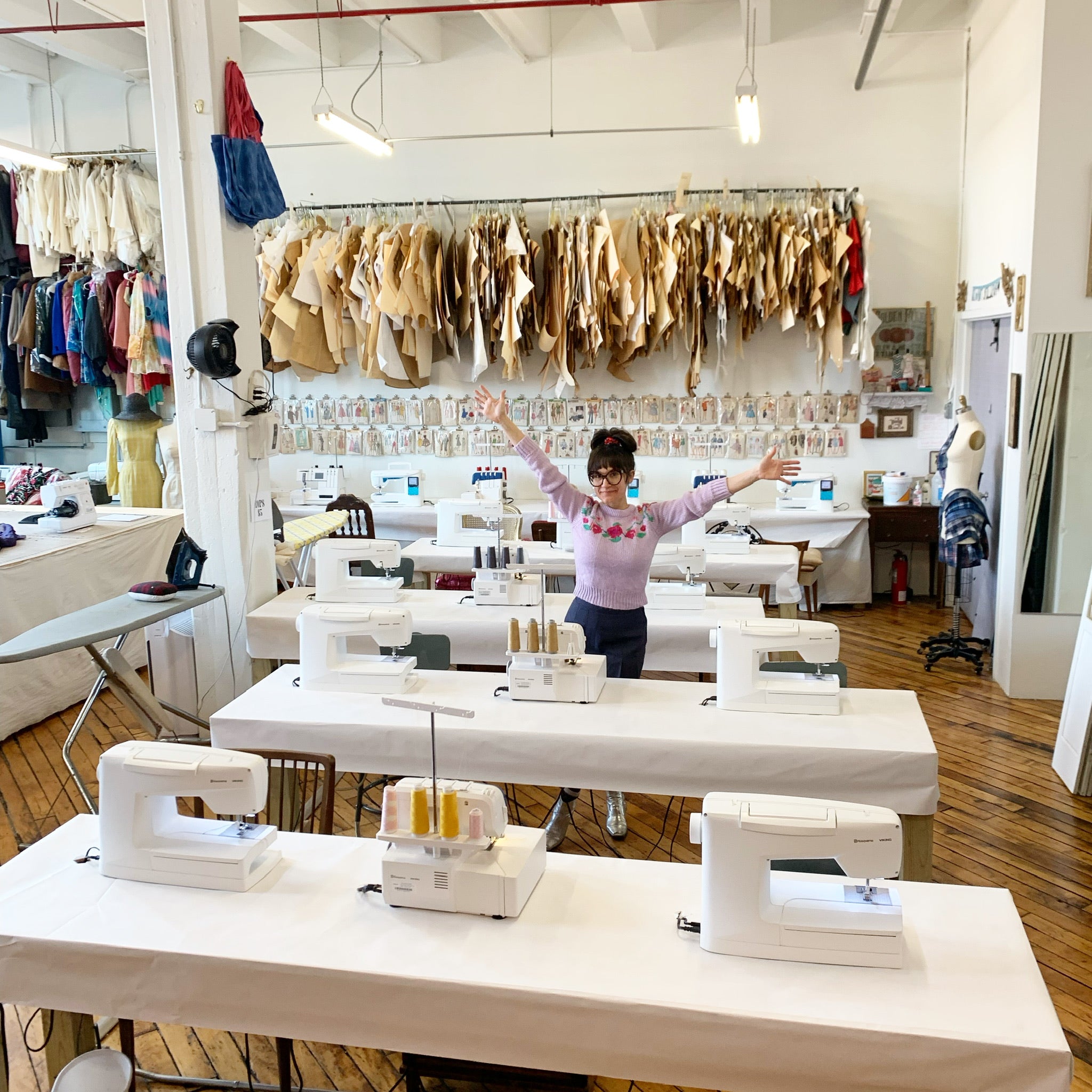 Anastasia in the Sewing Studio