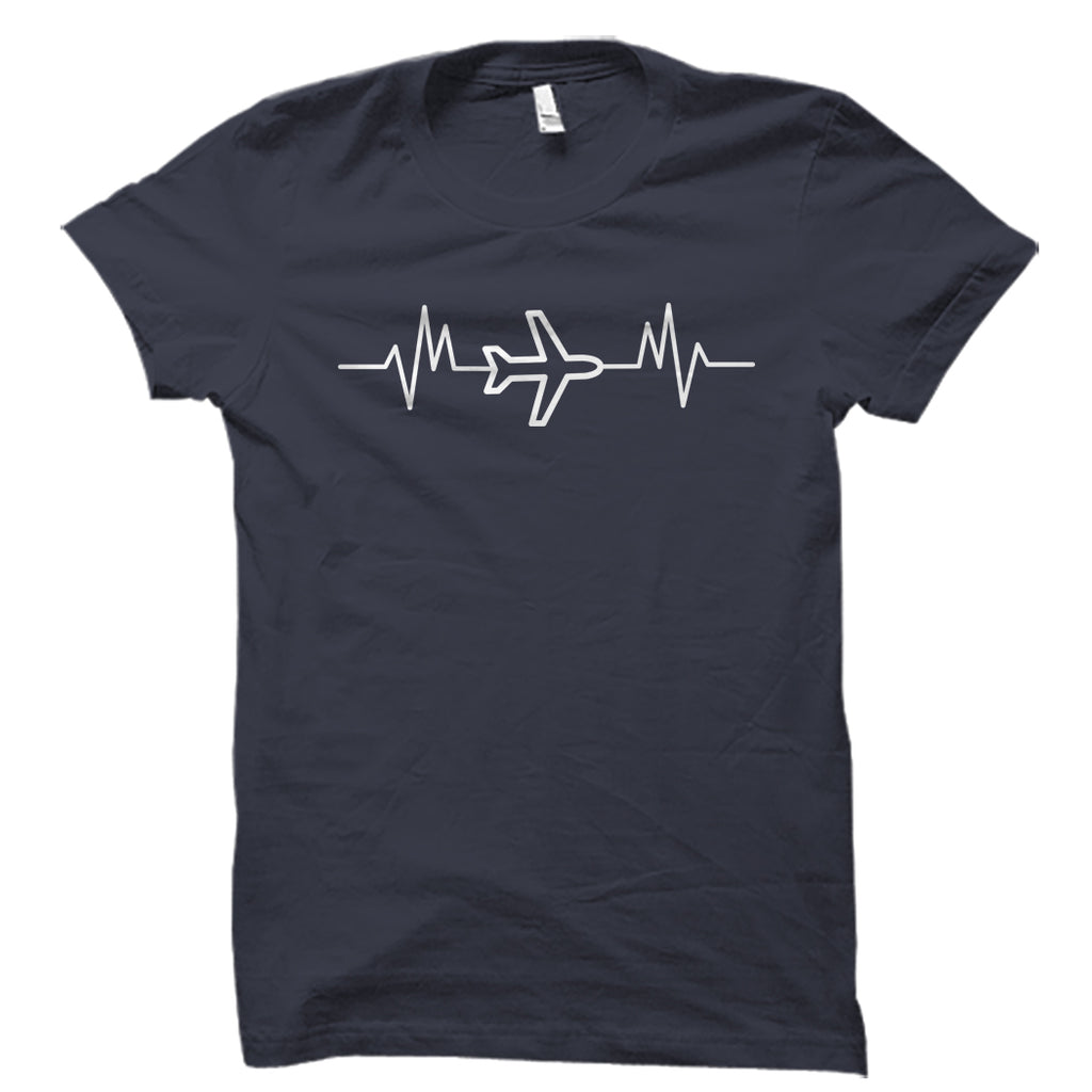 Airplane Heartbeat Shirt – oTZI Shirts